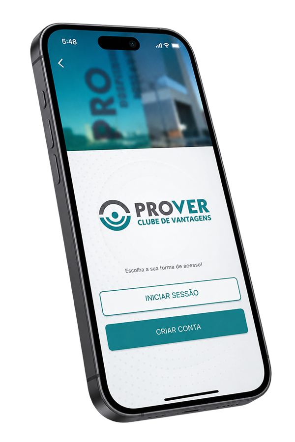 Aplicativo Prover Clube de Vantagens no celular